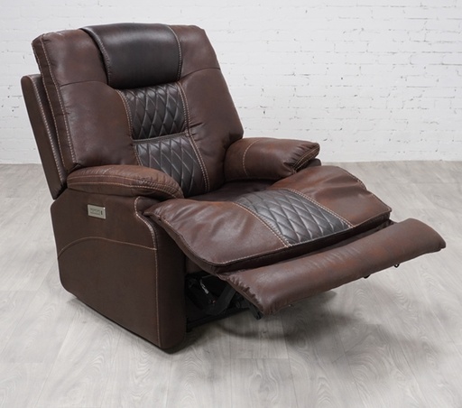 [FURN_8123] Dakota Power Recliner with Power Headrest and Lumbar