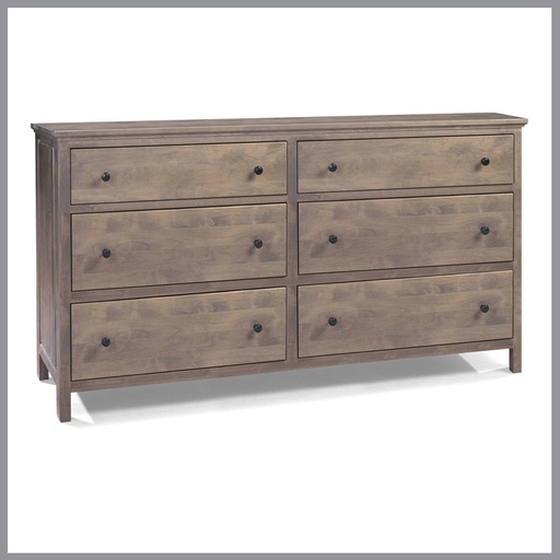 [FURN_8457] Heritage 6-Drawer Double Dresser
