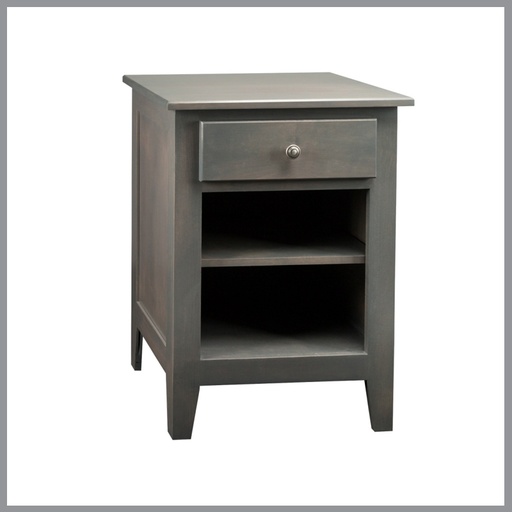 [FURN_8511] Mapleton 1-Drawer Open Nightstand